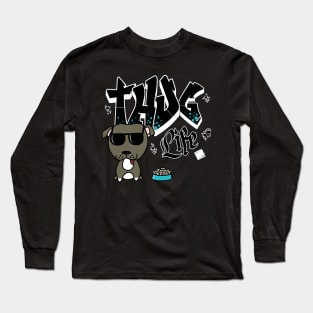 Thug Life (Kawaii Pitbull) Long Sleeve T-Shirt